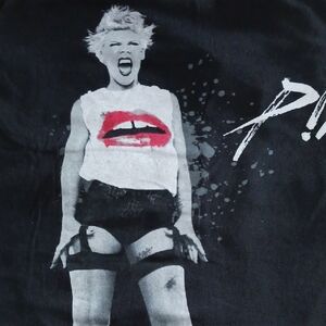 P!NK TRUTH ABOUT LOVE Black T Shirt